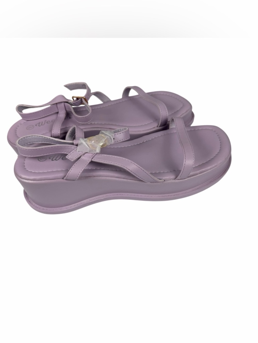 Weeboo Lavender Purple Platform Strappy Sandals Size 9 New in Box
